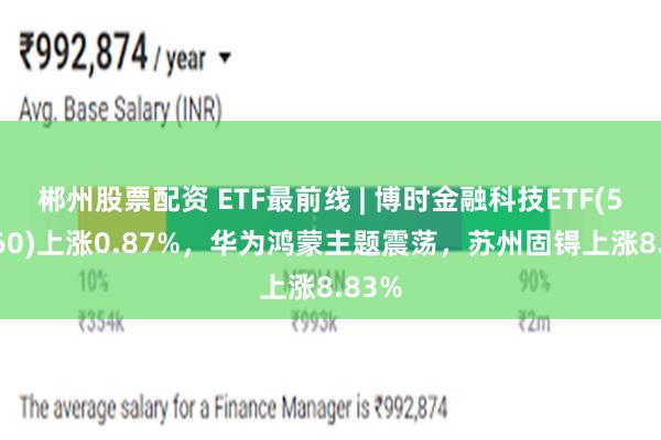 郴州股票配资 ETF最前线 | 博时金融科技ETF(516860)上涨0.87%，华为鸿蒙主题震荡，苏州固锝上涨8.83%