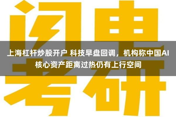 上海杠杆炒股开户 科技早盘回调，机构称中国AI核心资产距离过热仍有上行空间